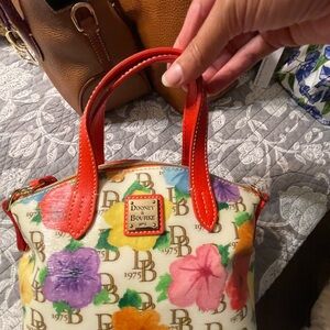 Dooney & Bourke Floral Satchel - Red and Multicolor